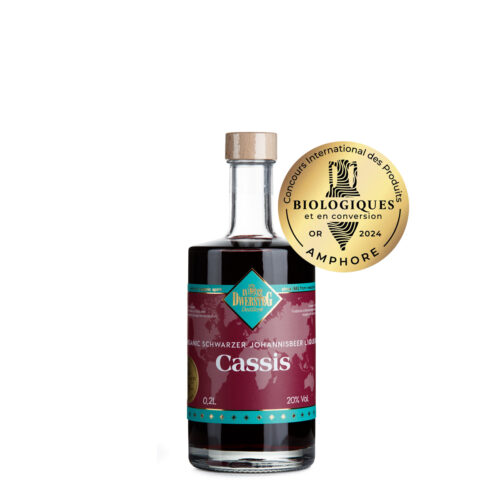 Cassis Schwarzer Johannisbeer-Liqueur Organic 20 % vol. (0,2 l)