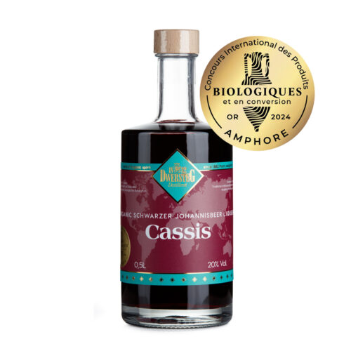 Cassis Schwarzer Johannisbeer-Liqueur Organic 20 % vol.